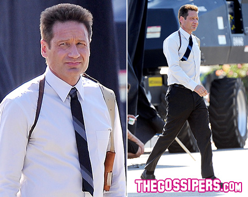 Cover31 David Duchovny sul set di Aquarius