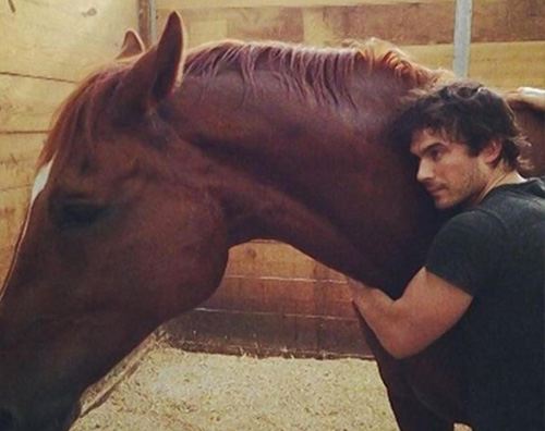 Ian Ian Somerhalder papà orgoglioso