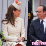 Kate Middleton e Francoice Hollande 150x150 Kate Middleton a Liegi con William
