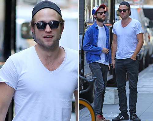 RobertPattinson Robert Pattinson casual a New York