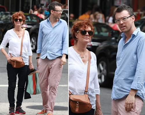 susansarandon Susan Sarandon fa shopping con il toy boy