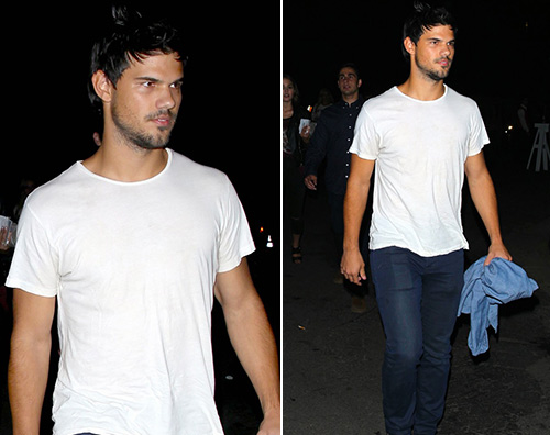 JasonLautner Taylor Lautner senza Marie al concerto di Drake 