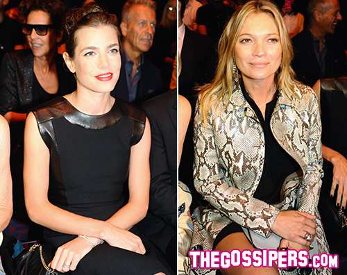 KateMoss CharlotteCasiraghi Anna, Kate e Charlotte allo show Gucci