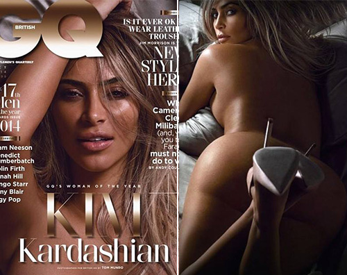 KimKardashian Kim Kardashian nuda per GQ