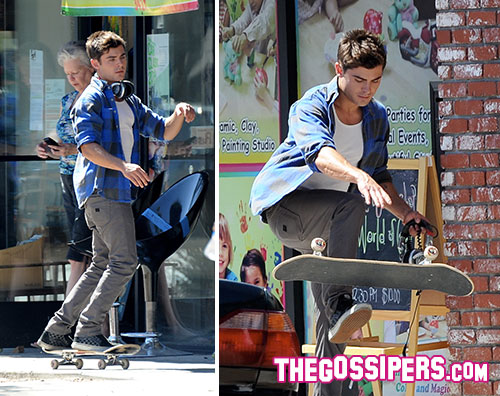 zacefron2 Zac Efron è uno skater per We are your friends