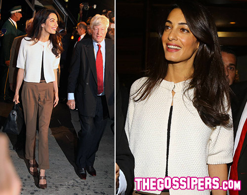 Amal Amal Alamuddin prende il cognome di George