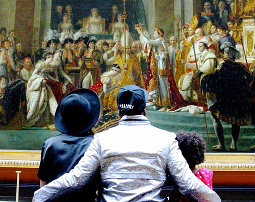 Beyonce Jay Z Beyoncè e Jay Z in visita al Louvre