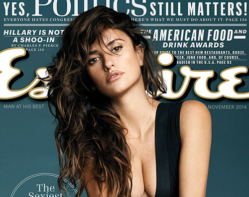 Cover8 Penelope Cruz è la più sexy per Esquire