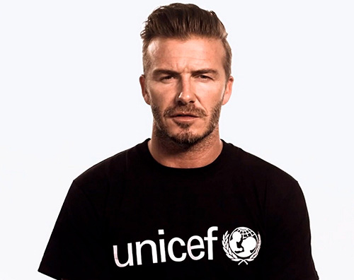 David David Beckham con Unicef nella lotta al virus Ebola