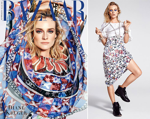 Diane Kruger Diane Kruger su Harpers Bazaar Australia