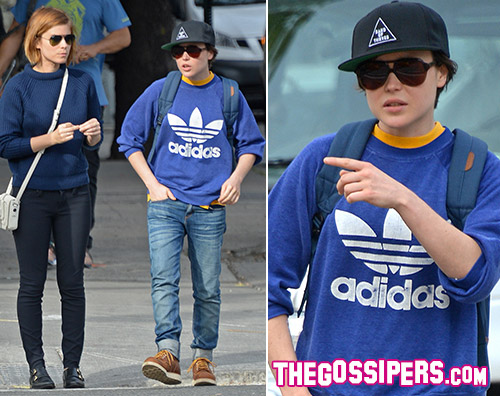 EllenPage Ellen Page a New York con Kate Mara