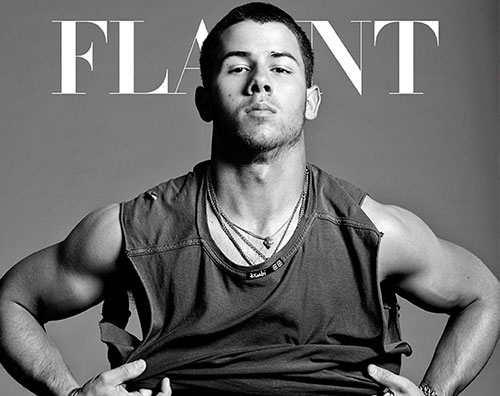 Nick Nick Jonas mostra i muscoli su Flaunt