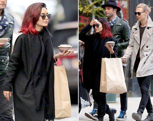 Vanessa Hudgens Vanessa Hudgens con Austin a NY