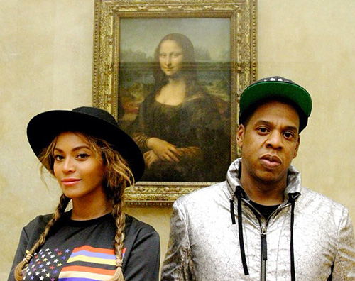 beyonce gioconda Beyoncè e Jay Z in visita al Louvre