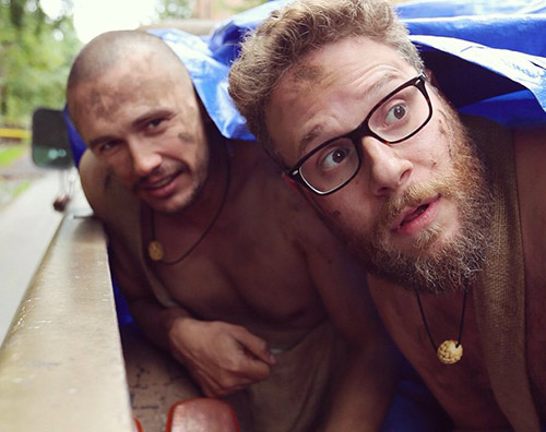 franco2 James Franco e Seth Rogen nudi su Instagram