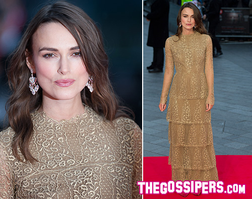 keira Keira Knightley in Valentino per il London Film Fest