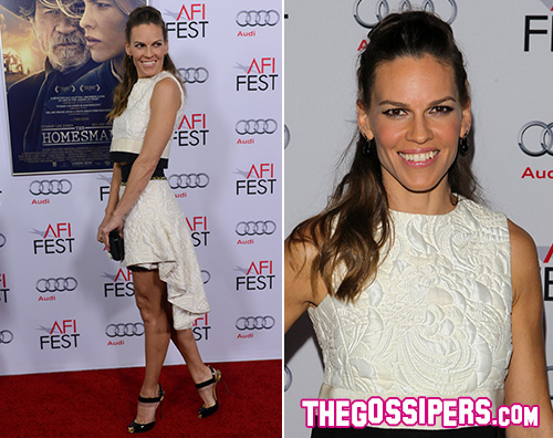 Hilary Swank 2 Hilay Swank è sexy per The Homesman