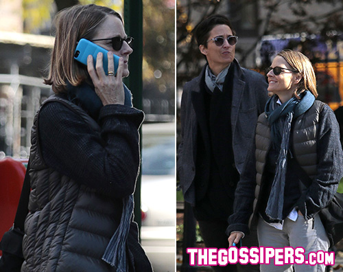 Jodie Foster e Alexandra Hedison a New York