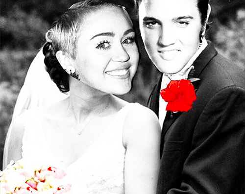 Miley Cyrus Miley Cyrus sposa Elvis su Instagram