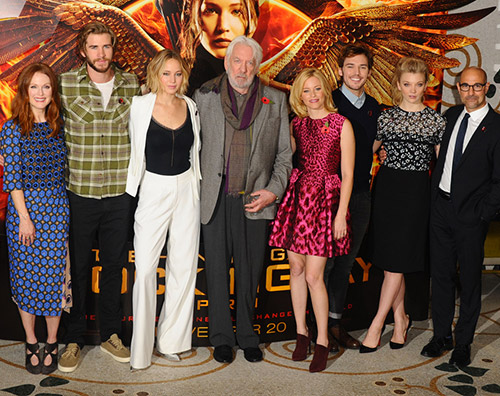 kikapress orizzontale copia2 Il cast di Hunger Games 3 a Londra per il photocall