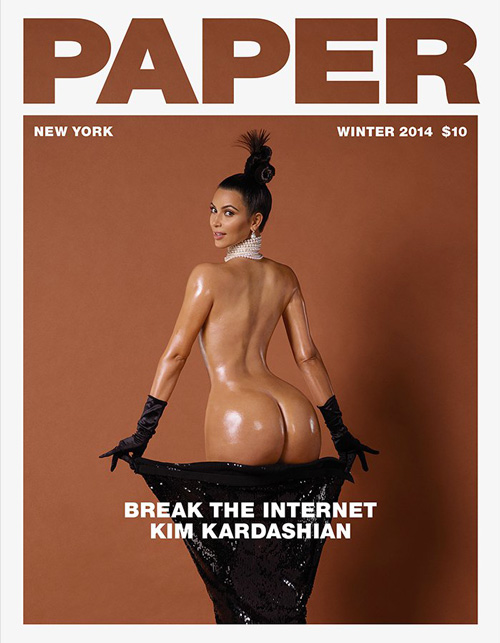 kim2 Kim Kardashian nuda su Paper Magazine