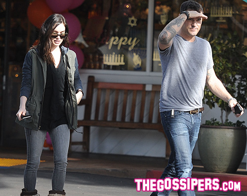 Brian e Megan Megan Fox con Brian a Los Angeles