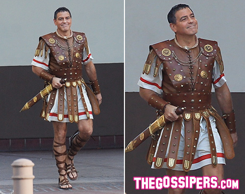 George Colloney George Clooney sul set di Ave Cesare!