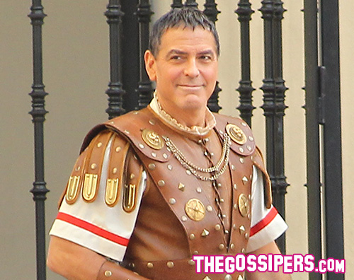 George George Clooney sul set di Ave Cesare!