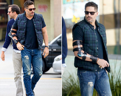 Joe Manganiello Joe Manganiello infortunato a West Hollywood