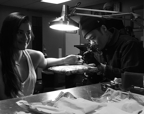 Lea michele Lea Michele ha un nuovo tatuaggio