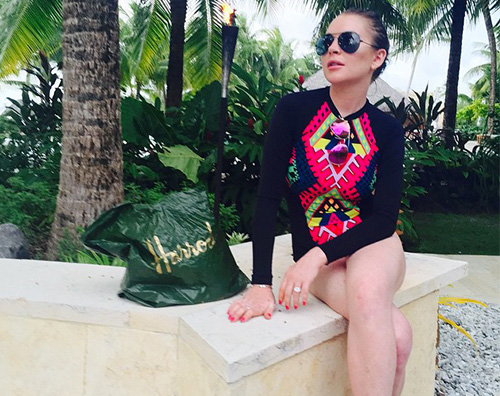 Lilo2 Lindsay Lohan in vacanza col Chikungunya Virus