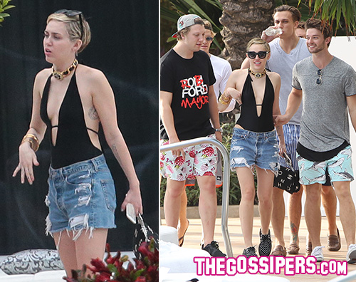 Miley Cyrus Miley Cyrus hot a Miami