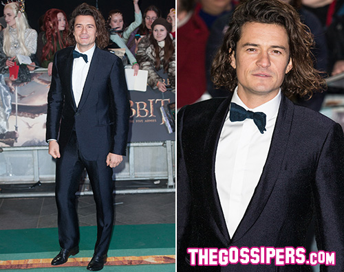 Orlando Bloom Orlando Bloom elegante per Lo Hobbit