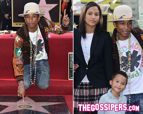 Pharrell Williams Cover Pharrell Williams ha una stella sulla Walk of Fame