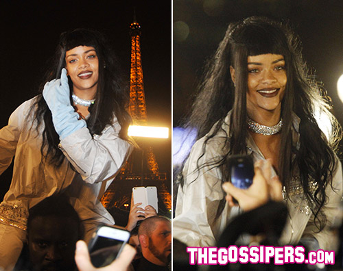 Rihanna 2 Rihanna a Parigi per R8 Experience