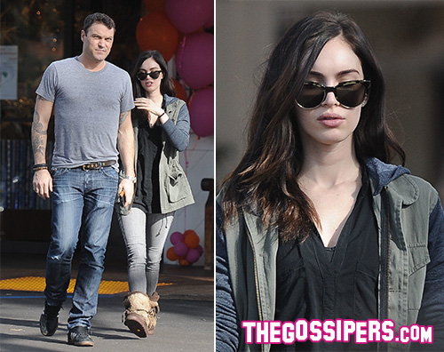 brian e megan 2 Megan Fox con Brian a Los Angeles