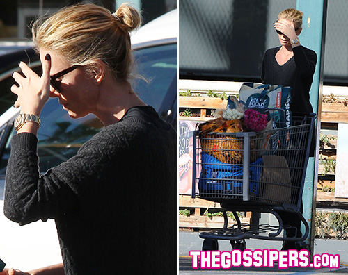 Charlize Charlize Theron fa la spesa a Los Angeles