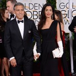 George Clooney Amal Alamuddin 150x150 Golden Globes 2015: i look della serata