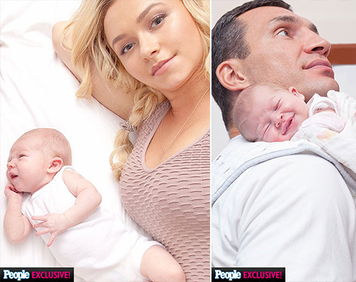 Hayden Panettiere Hayden Panettiere presenta la piccola Kaya 