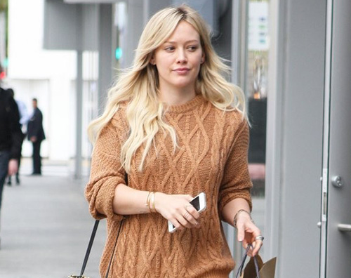Hilary Hilary Duff in shorts a Los Angeles