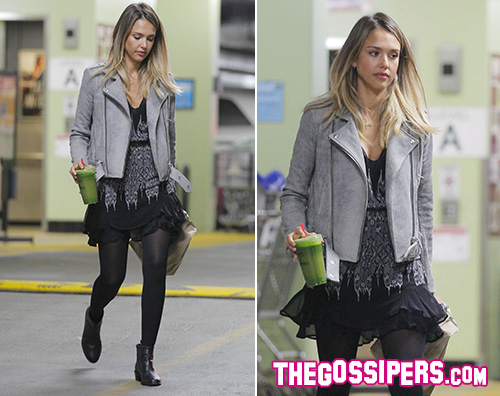 Jessica Alba Pausa pranzo glam per Jessica Alba