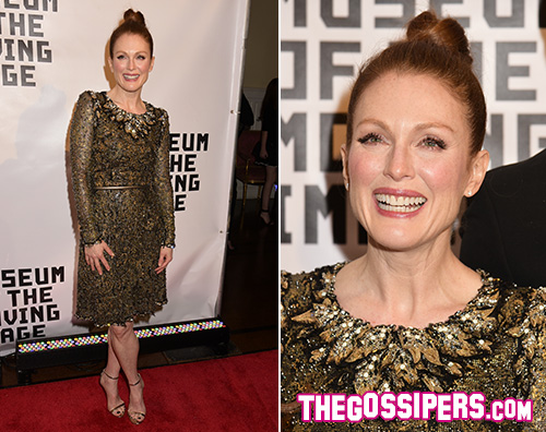 Julianne Moore 2 Julianne Moore regina di eleganza all Annual Salute Gala