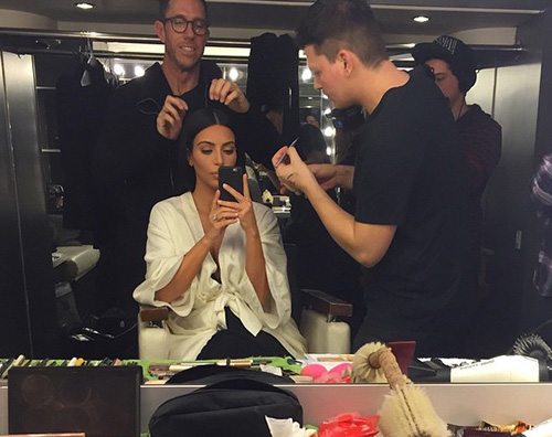 Kim kardashian Kim Kardashian senza trucco su Instagram