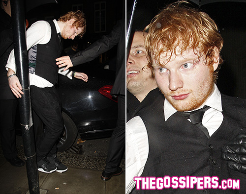 EdSheeran2 Ed Sheeran ubriaco dopo i Brit Awards
