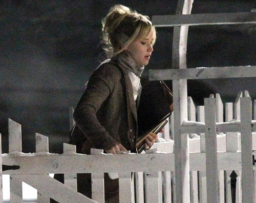 Jennifer Lawrence3 Jennifer Lawrence sul set di Joy