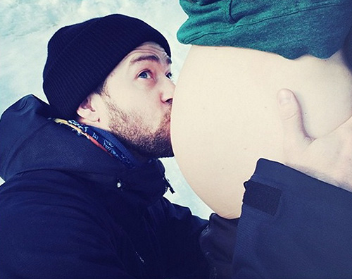 Justin Timberlake Jessica Biel Justin Timberlake e Jessica Biel ufficializzano la gravidanza