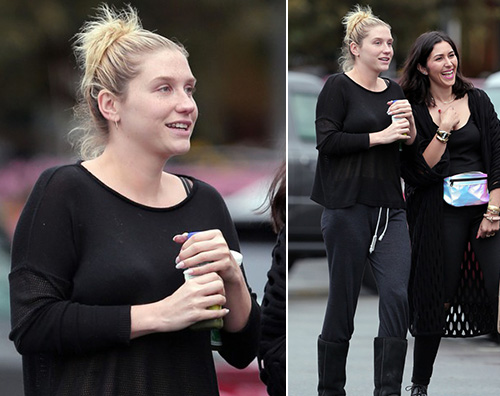 Kesha Ke$ha senza makeup a Los Angeles