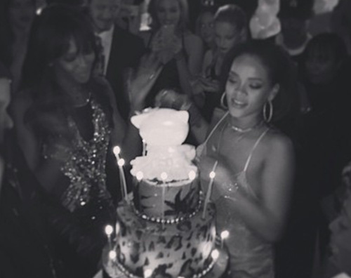 Rihanna3 Leonardo Di Caprio organizza il party di compleanno di Rihanna