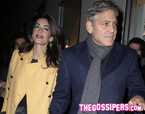 Amal e George 2 George Clooney e Amal a cena fuori