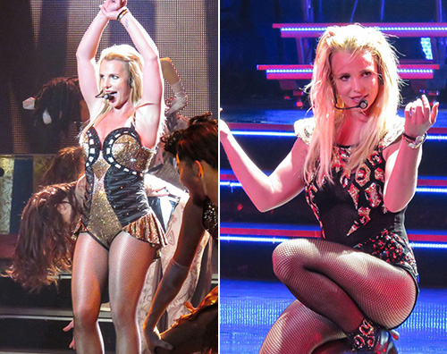 Britney Spears Britney Spears perde una extension sul palco di Las Vegas